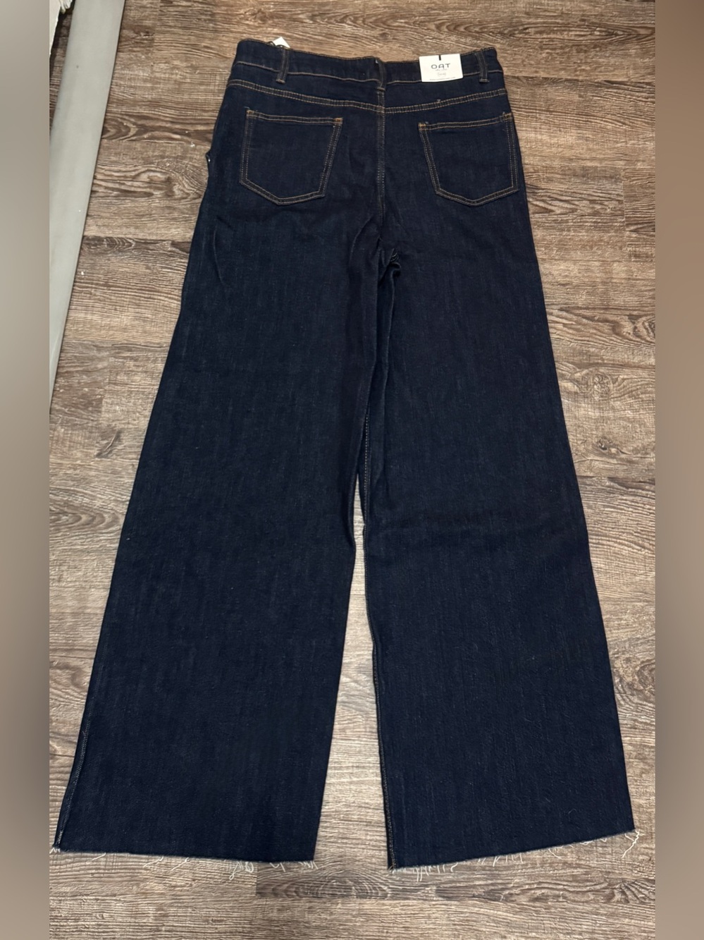 Oat New York Dark Indigo Wide Leg Jeans - Picture 5 of 5